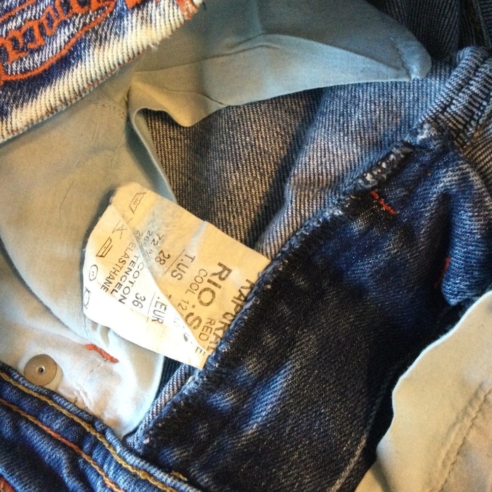 Kaporal 5 Classic Mens Denim Bootcut Red Stitch Jeans Western Wear Size 28/36 - Picture 6 of 8